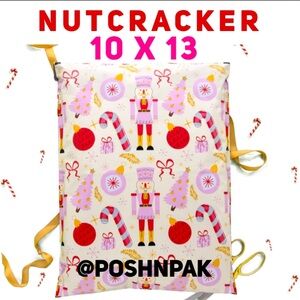 NEW🛍️20 Pink Nutcracker Poly Mailers 10 x 13 inch